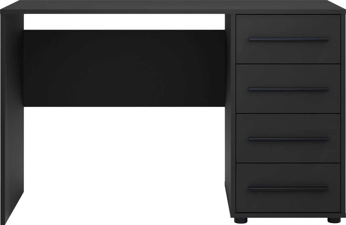 Biurko młodzieżowe 120x60 cm czarne MAXIDO