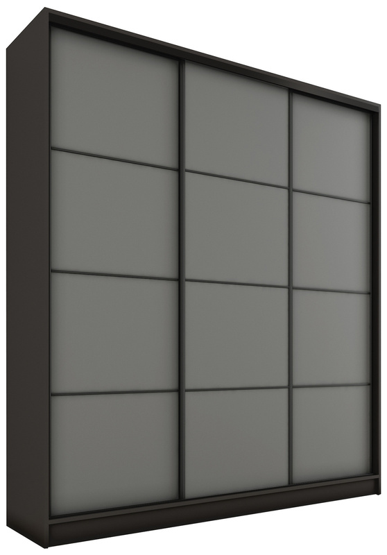 Pojemna trzydrzwiowa szafa przesuwna 180 cm LOFT MAX