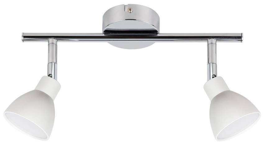 Biały kinkiet LED nad lustro z ciepłym światłem ROY listwa metal