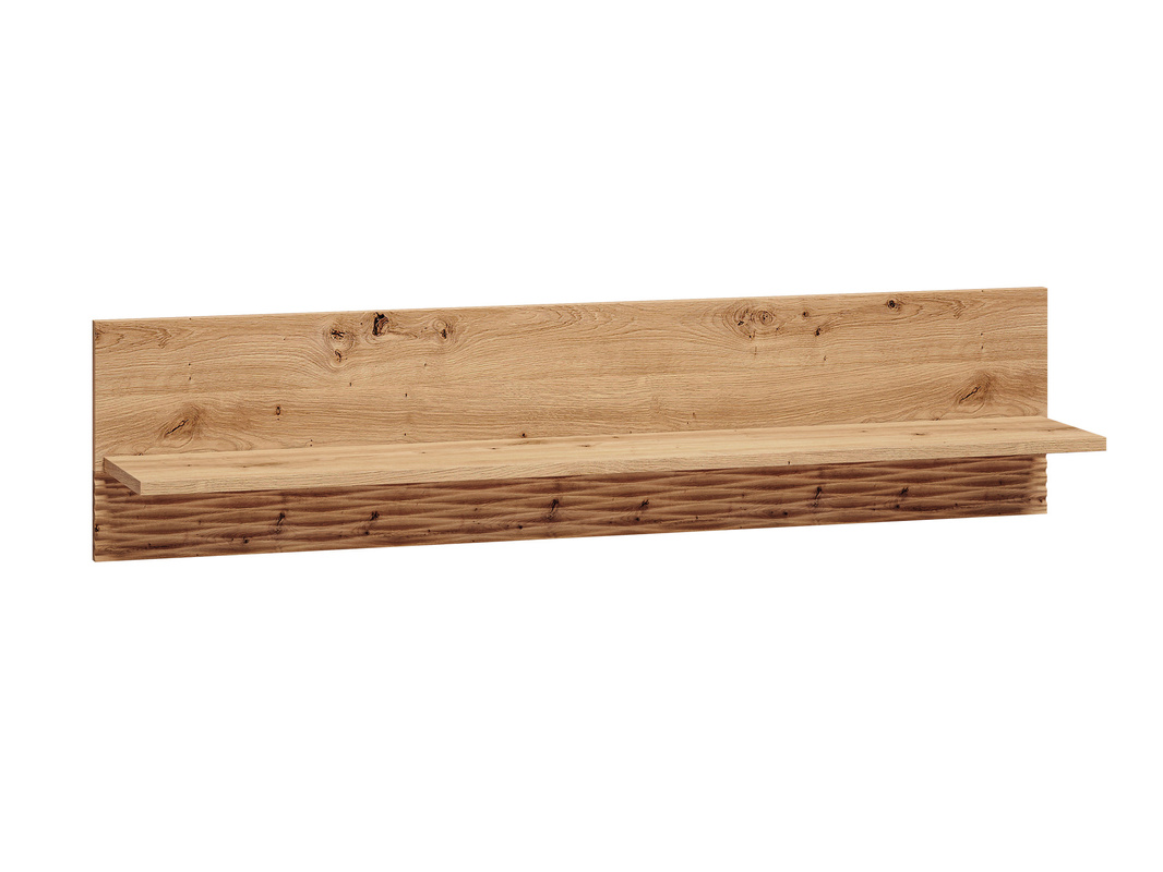 Półka na książki do salonu 120 cm ARTIS dąb artisan