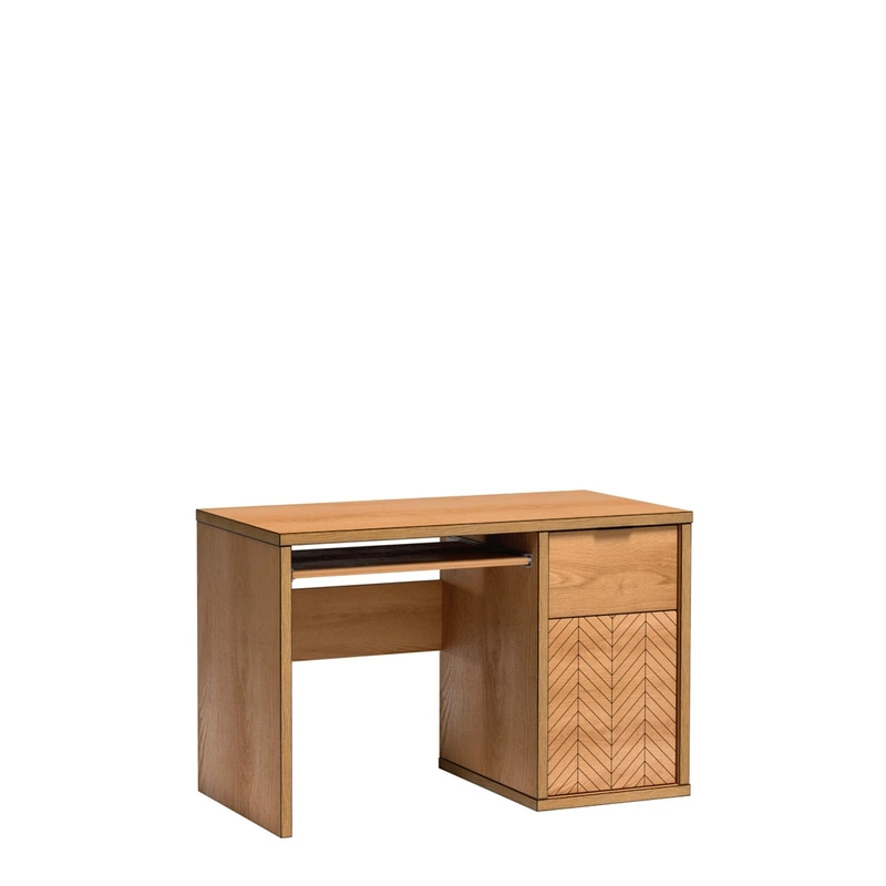 Biurko komputerowe 120 cm FONETTI dąb karmel