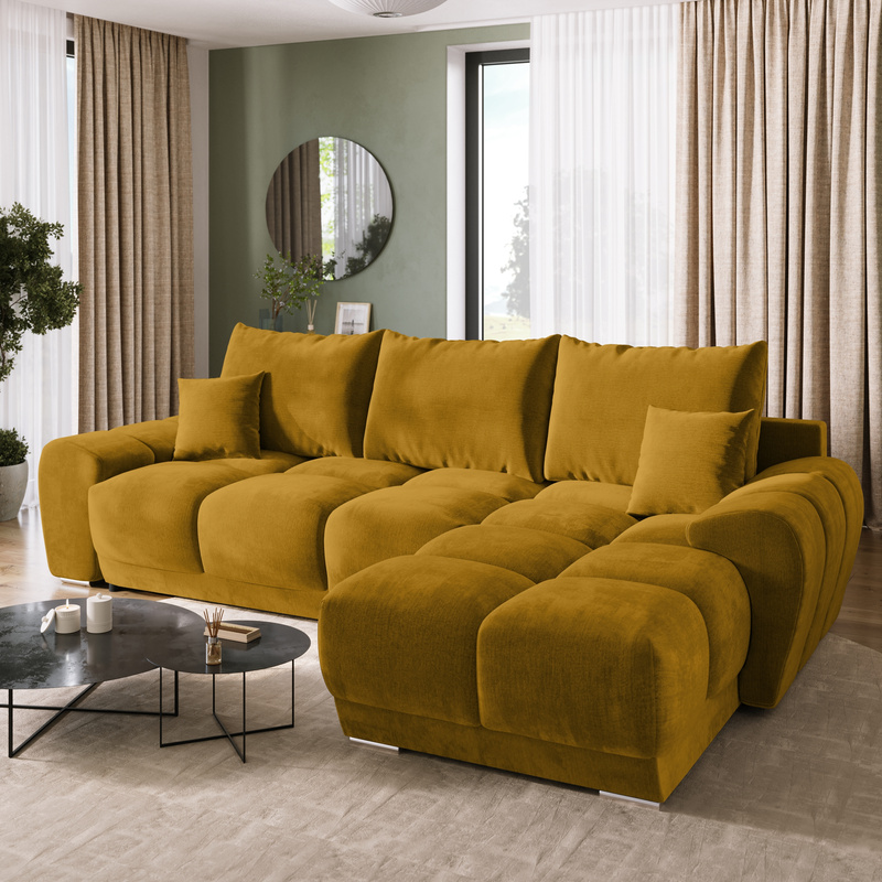 Narożnik musztardowy NUBES