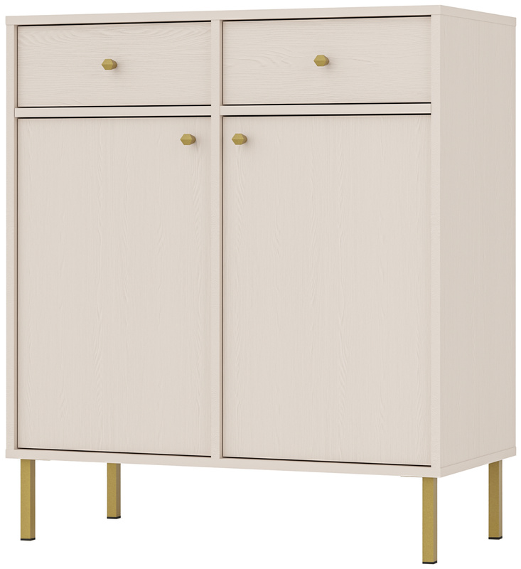 Wysoka komoda do salonu 84 cm z szufladami TOKEN