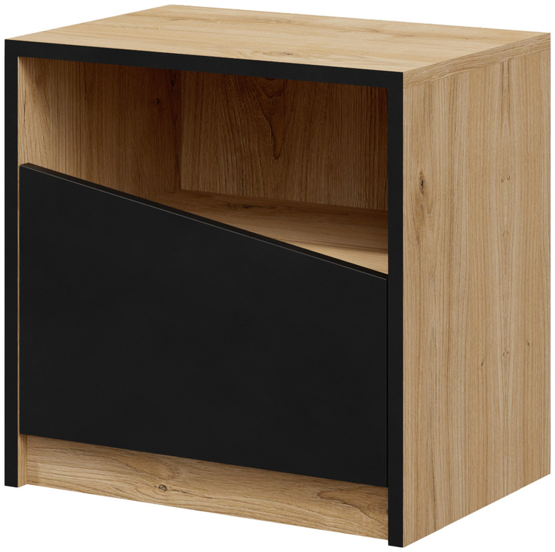 Szafka nocna do sypialni nowoczesna dąb odwieczny AMADEO