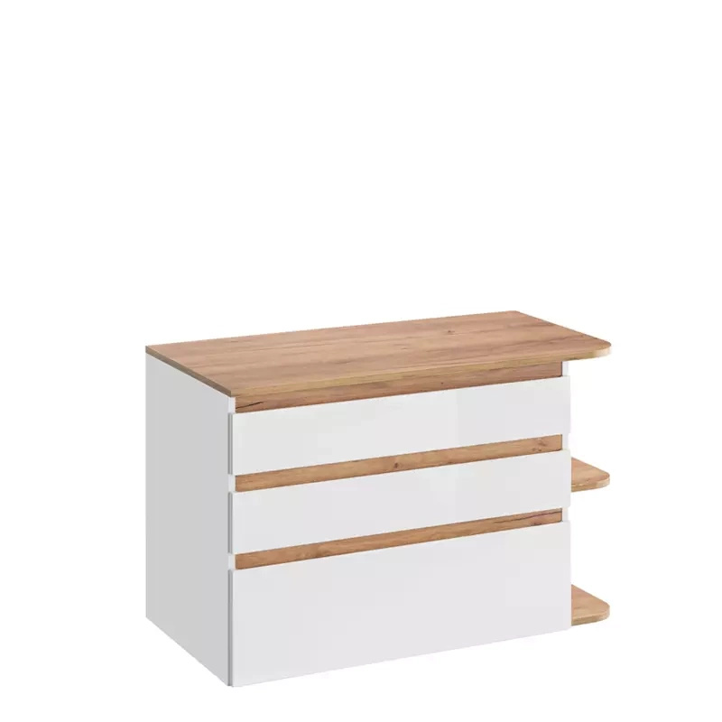 Szafka pod umywalkę nablatową biała PELACCI