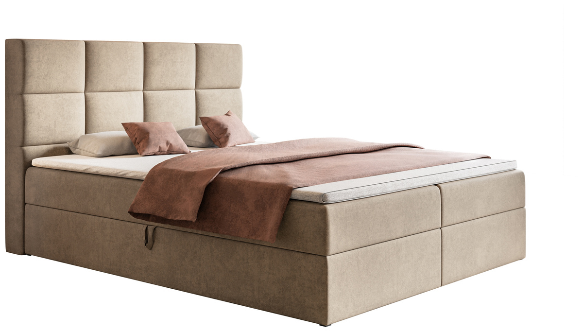 Łóżko kontynentalne z pojemnikiem 120x200 cm ZAMER