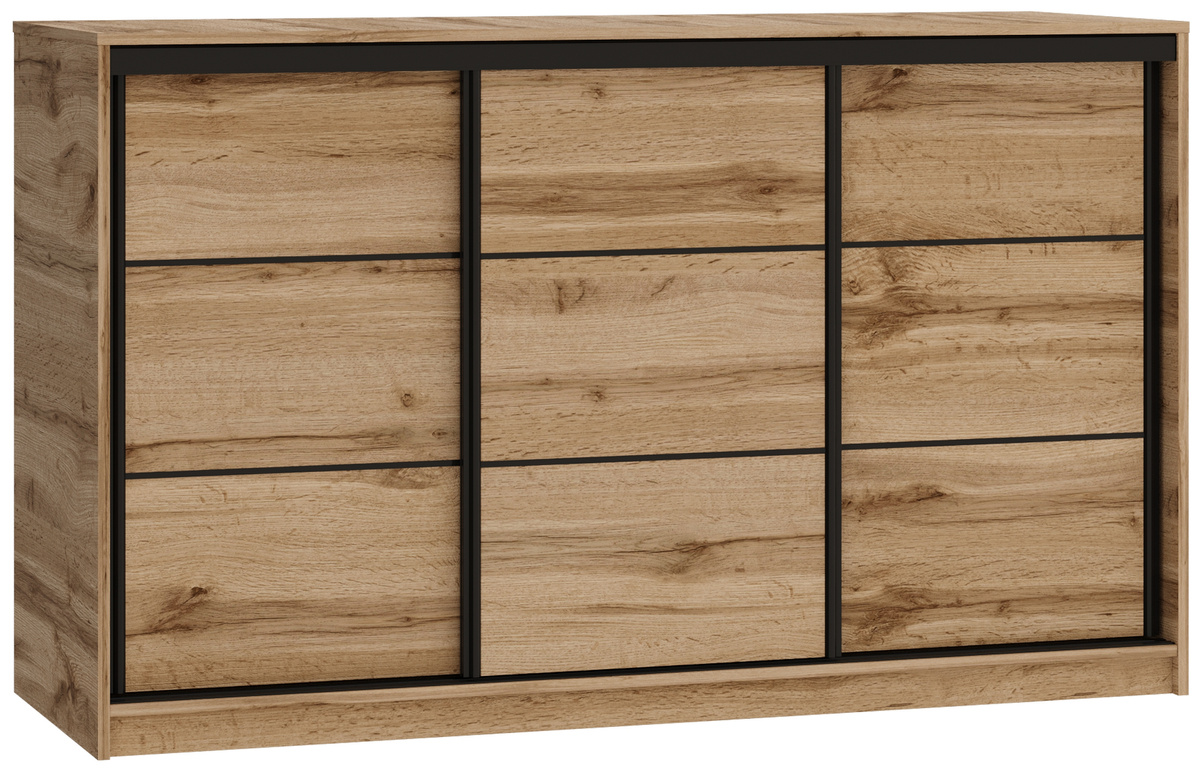 Loftowa komoda przesuwna 160 cm z szufladami LOFT