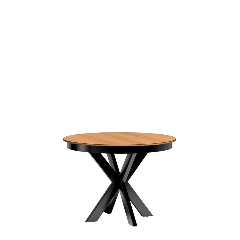 Stół okrągły rozkładany FONETTI dąb karmel