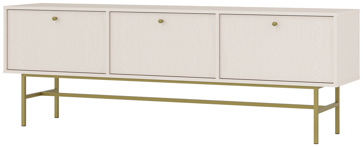 Beżowa szafka RTV pod telewizor 180 cm do salonu TOKEN