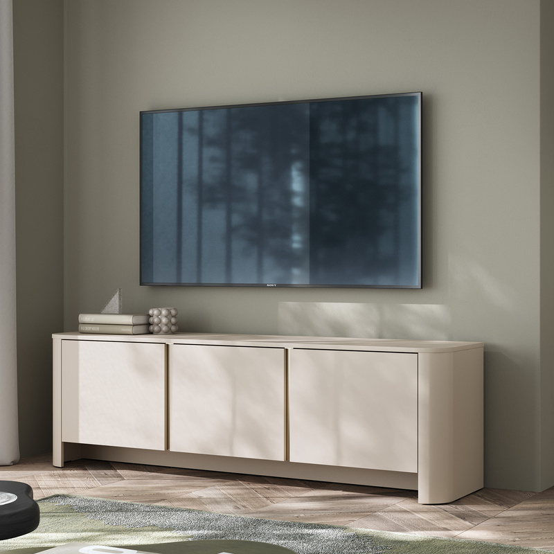 Kaszmirowa szafka RTV pod telewizor 168 cm BELVI