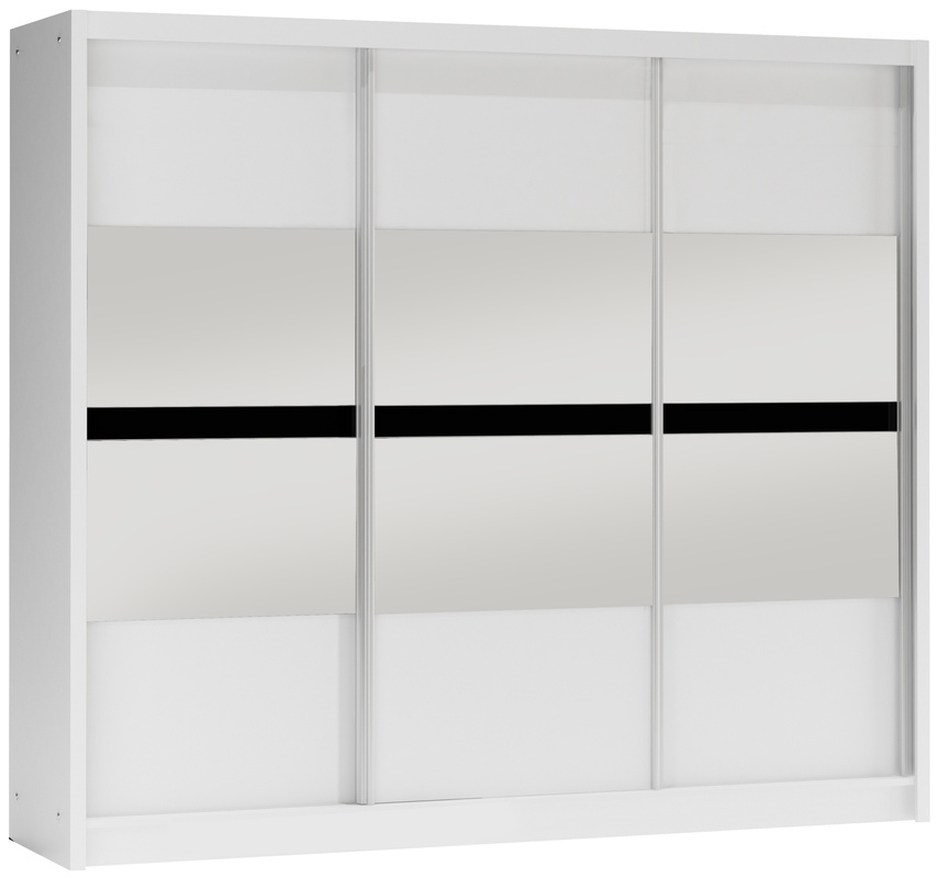 Trzydrzwiowa szafa przesuwna 250 cm BREGO