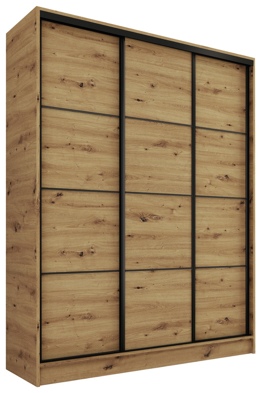 Szafa przesuwna dąb artisan 150 cm LOFT