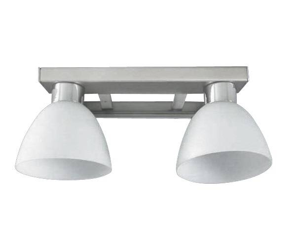 Srebrny kinkiet nad lustro podwójny klasyczny ADA metal IP20