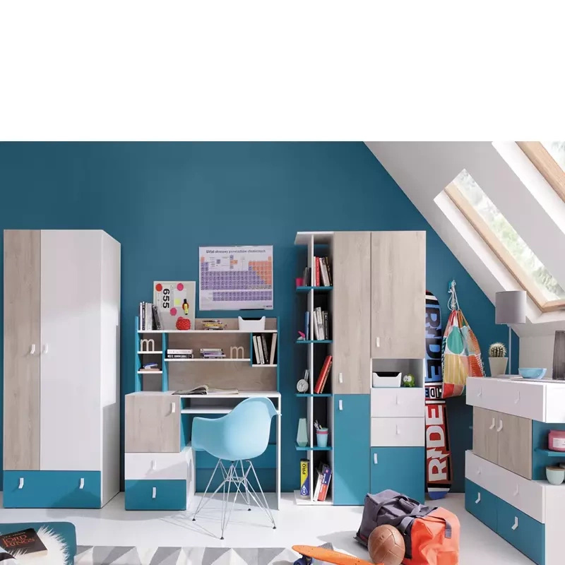 Nowoczesny zestaw mebli młodzieżowych PRESSCOT