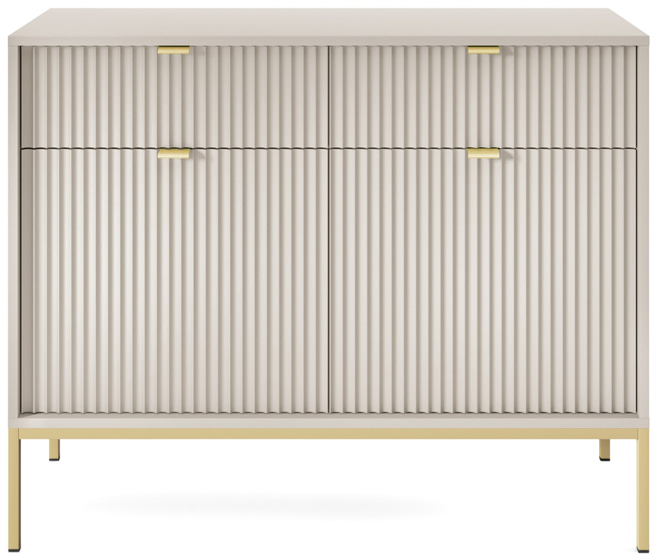 Nowoczesna komoda z szufladami 104 cm do salonu AVANTI cashmere