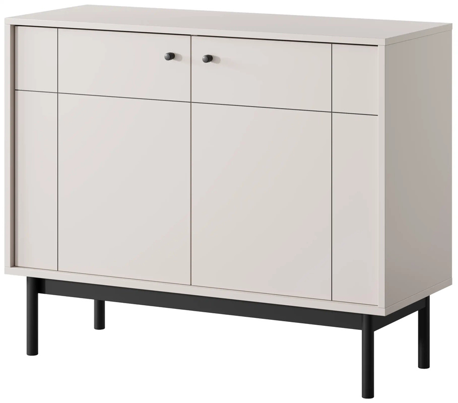 Dwudrzwiowa komoda do salonu 103,5 cm JUVA kaszmir