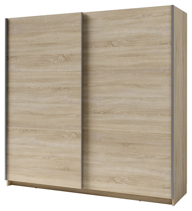 Szafa przesuwna 200 cm do sypialni ARLEN dąb sonoma