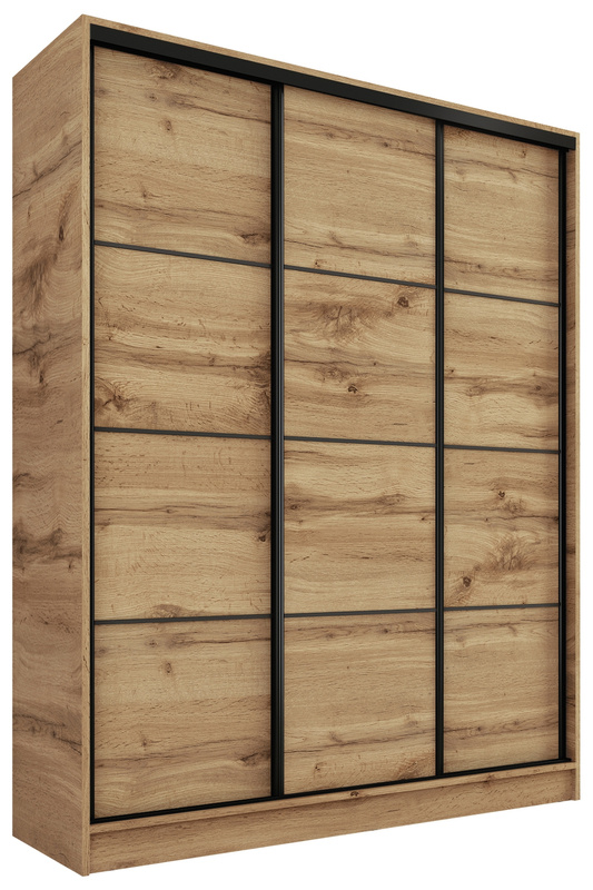 Szafa na ubrania 150 cm LOFT dąb wotan