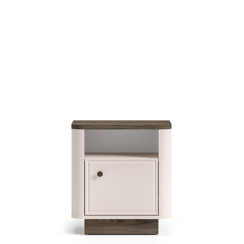 Szafka nocna 50 cm do sypialni z półką VILANO kaszmir
