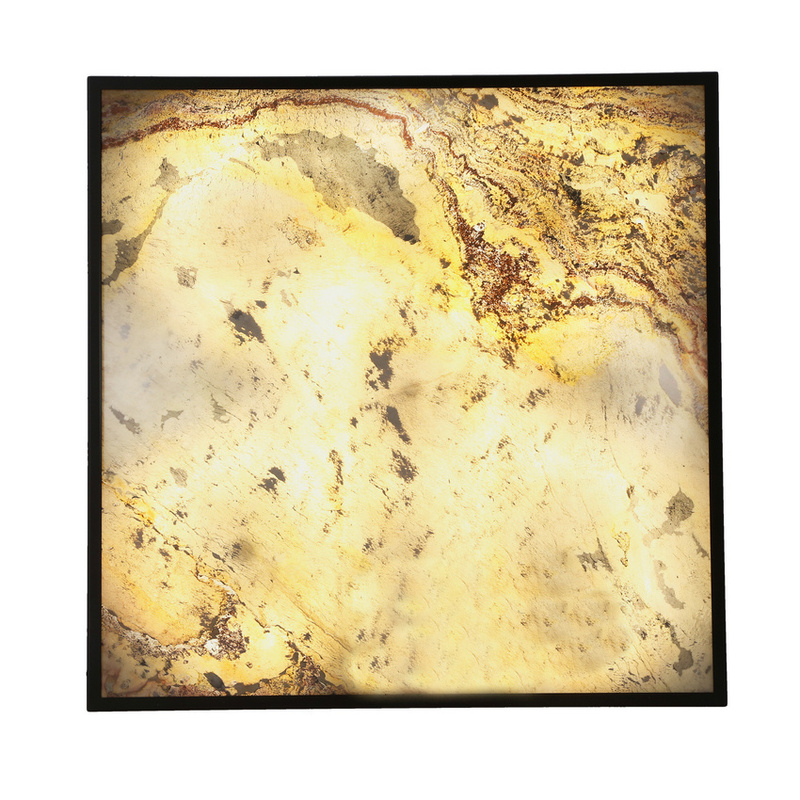 Czarna lampa sufitowa LED 90W 4000K do salonu LUXAN metal