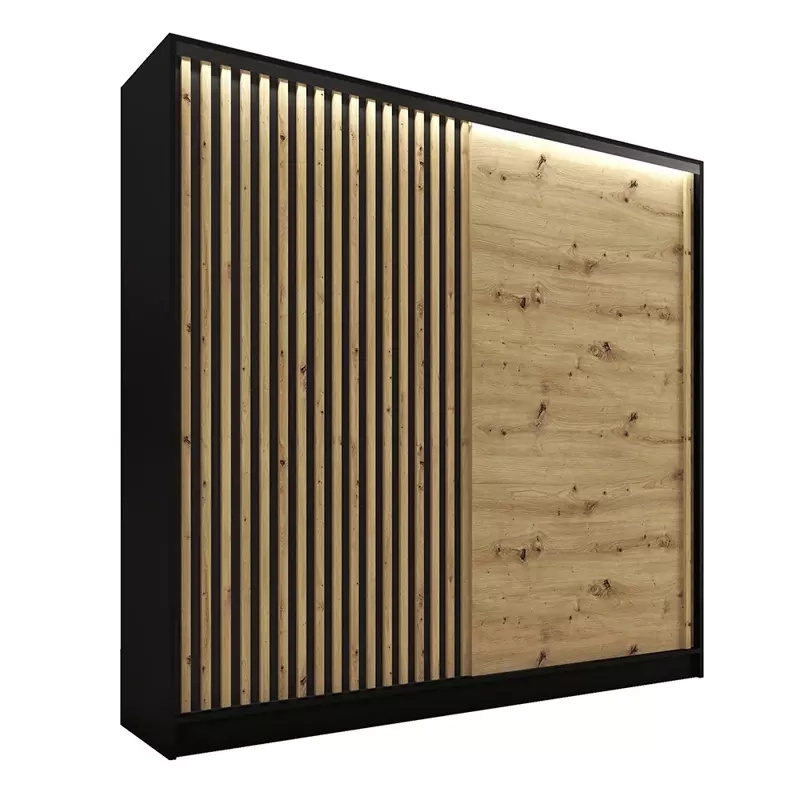 Szafa z lamelami 200 cm LAMEL 3D