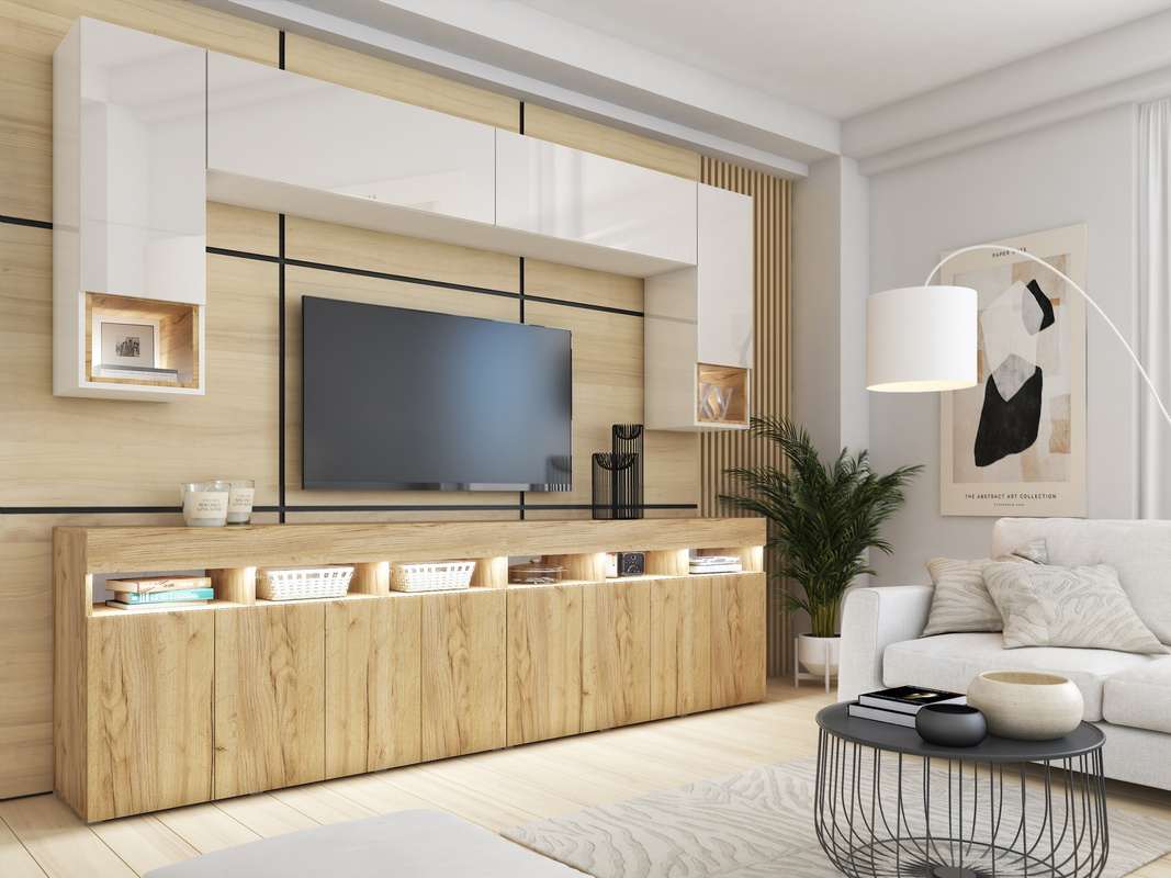 Meblościanka do salonu PREMIUM