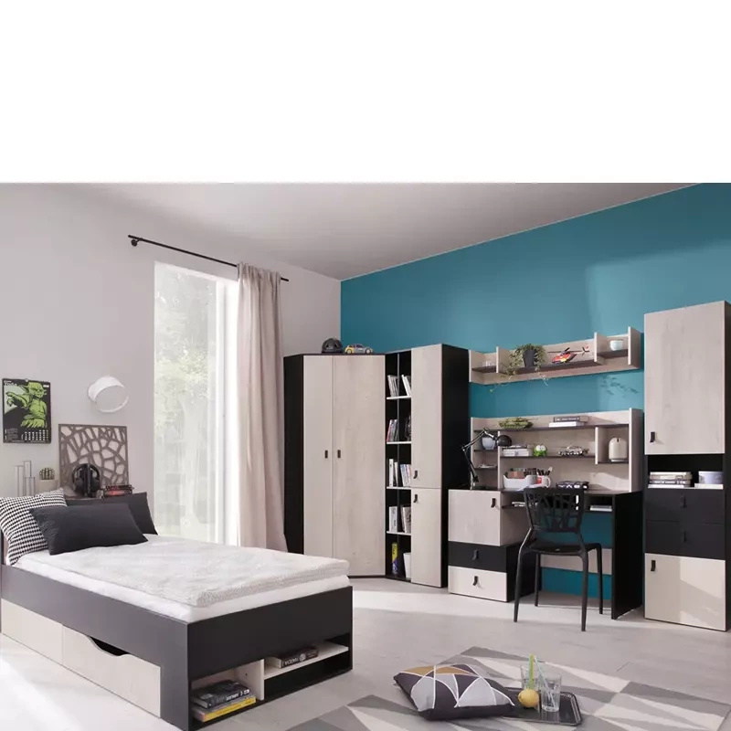 Komplet nowoczesnych mebli do pokoju młodzieżowego PRESSCOT