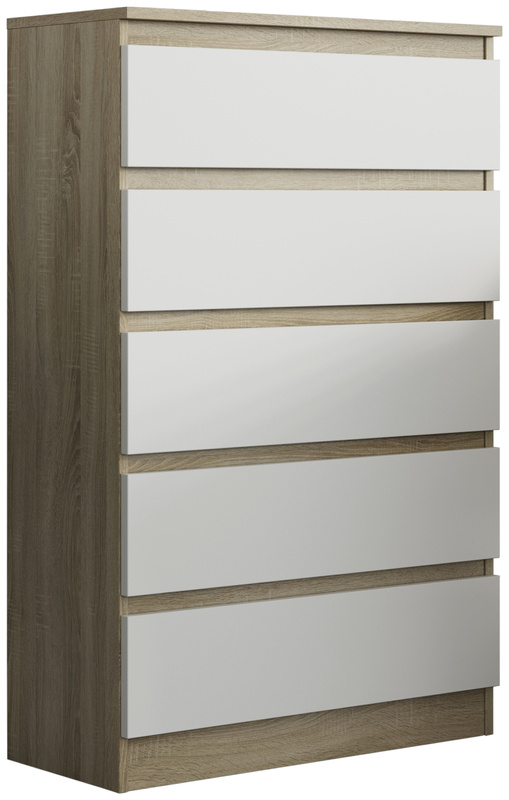 Wysoka komoda z szufladami 70 cm do przedpokoju AMPARO