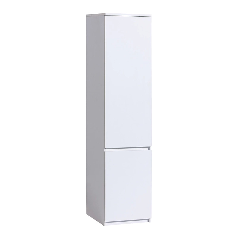 Biała jednodrzwiowa szafa do pokoju młodzieżowego ANETT