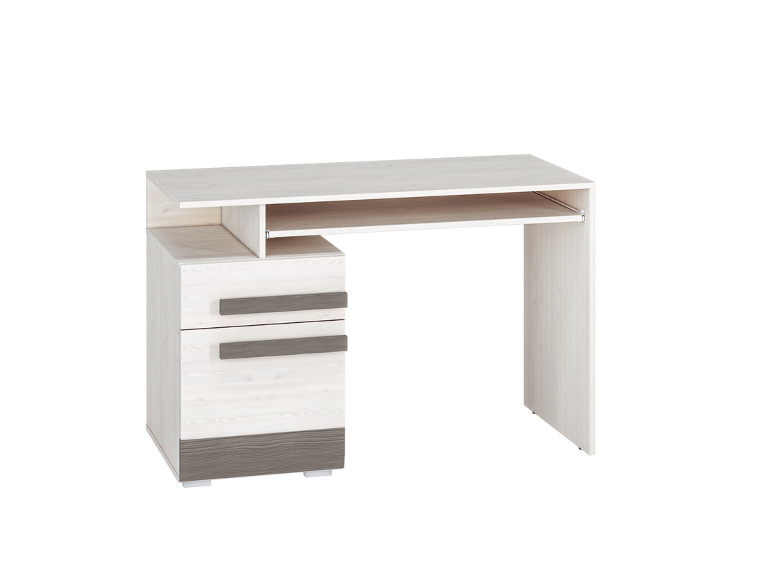 Biurko młodzieżowe z szufladą i drzwiami 120 cm BLANCO