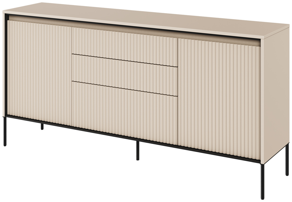 Nowoczesna komoda z szufladami i frezowanymi frontami TREND