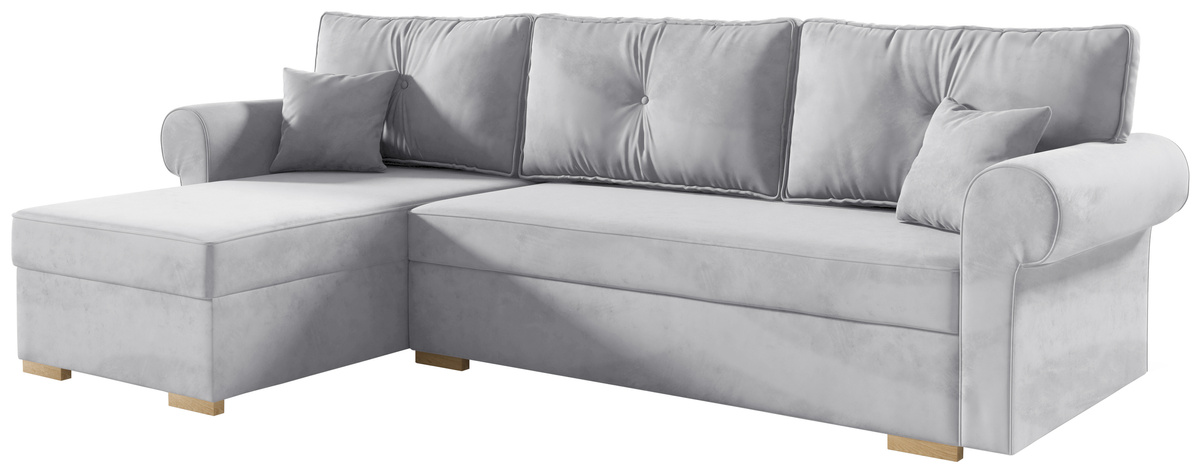 Nowoczesny narożnik z funkcją spania do salonu FUSION