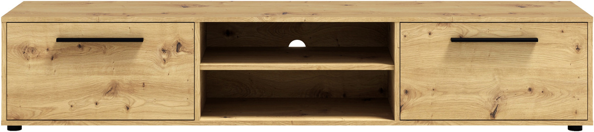 Szafka RTV 190 cm do salonu dąb artisan MAXIDO