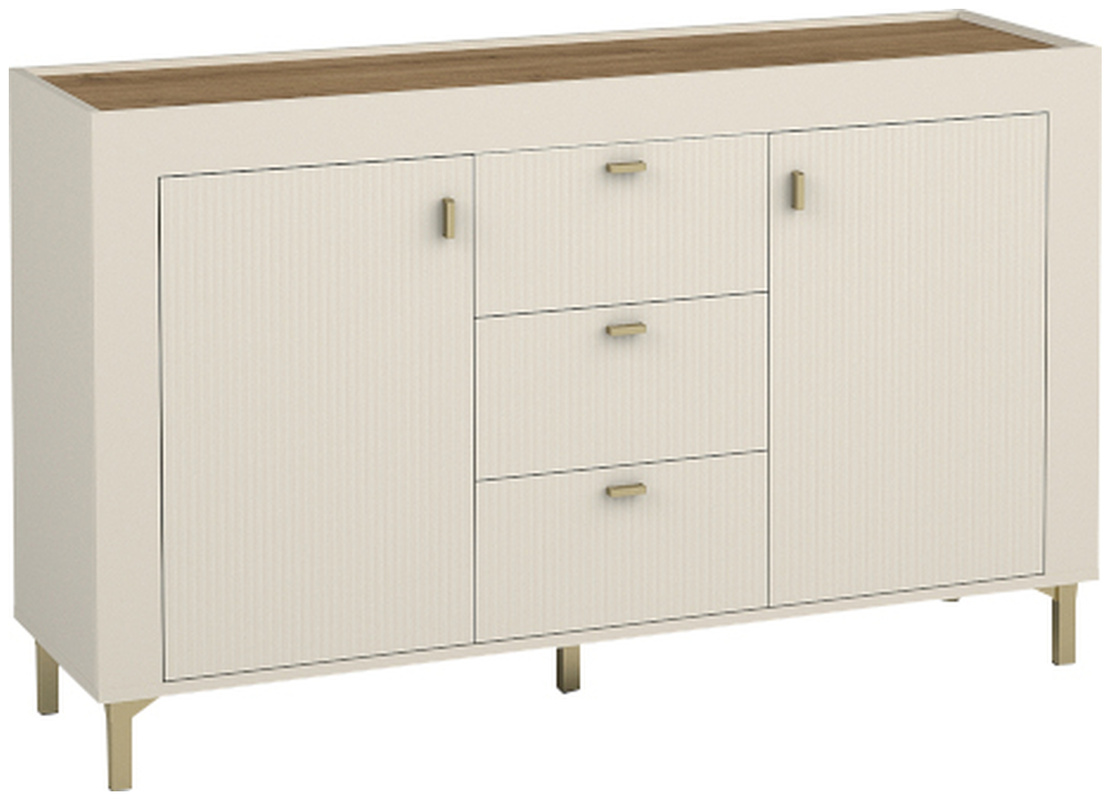 Nowoczesna komoda z drzwiami i szufladami 137 cm MISTY