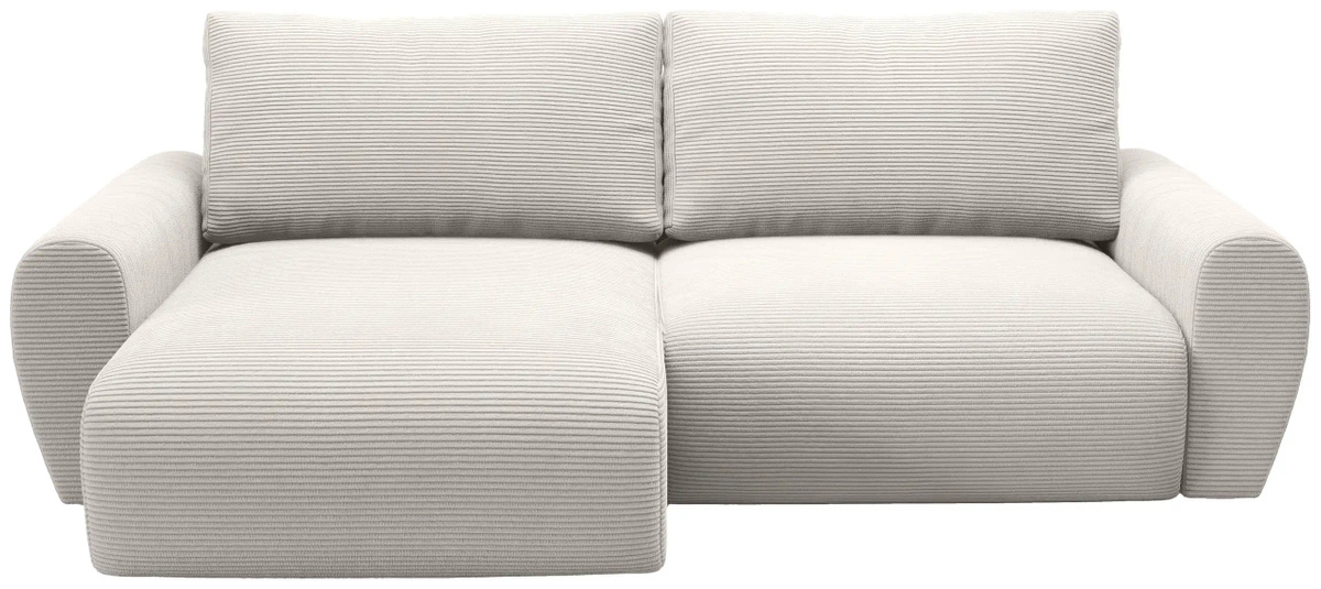 Wolnostojący narożnik do salonu sztruksowy uniwersalny nowoczesny PATI