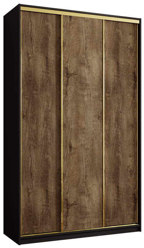 Szafa przesuwna do przedpokoju 150 cm GOLD NEW MAX glamour