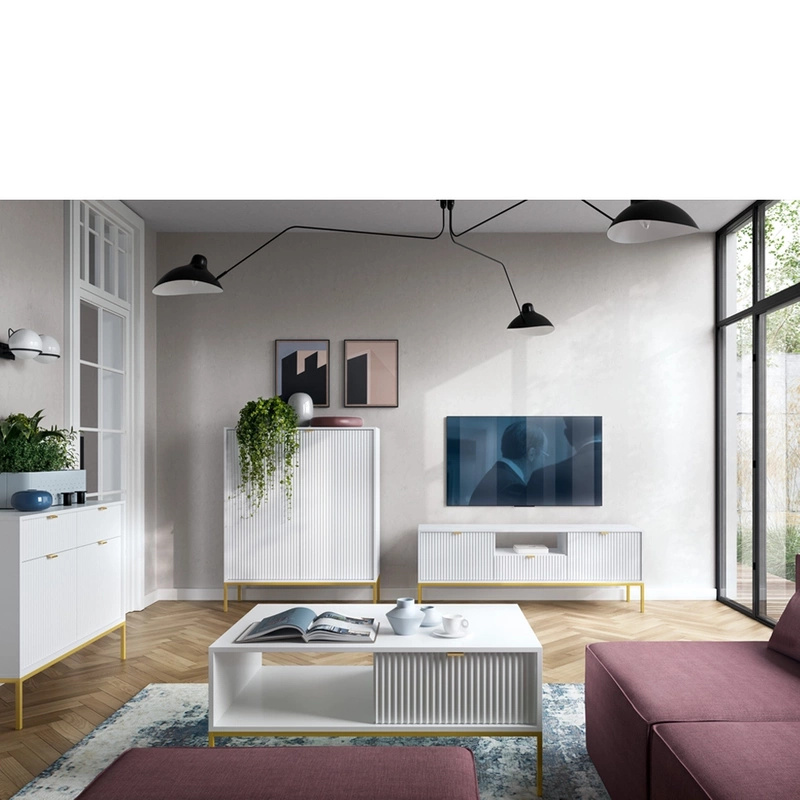 Zestaw mebli do salonu w stylu glamour AVANTI