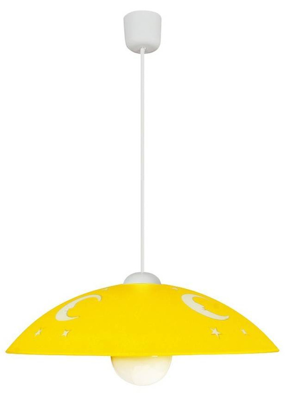 Żółta lampa wisząca dziecięca księżyc do pokoju dziecka MOON