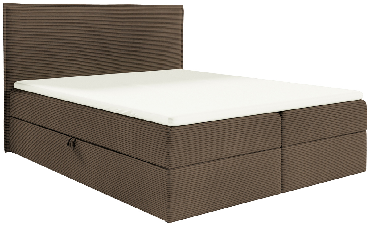 Dwuosobowe łóżko kontynentalne 140x200 cm do sypialni MALIBU