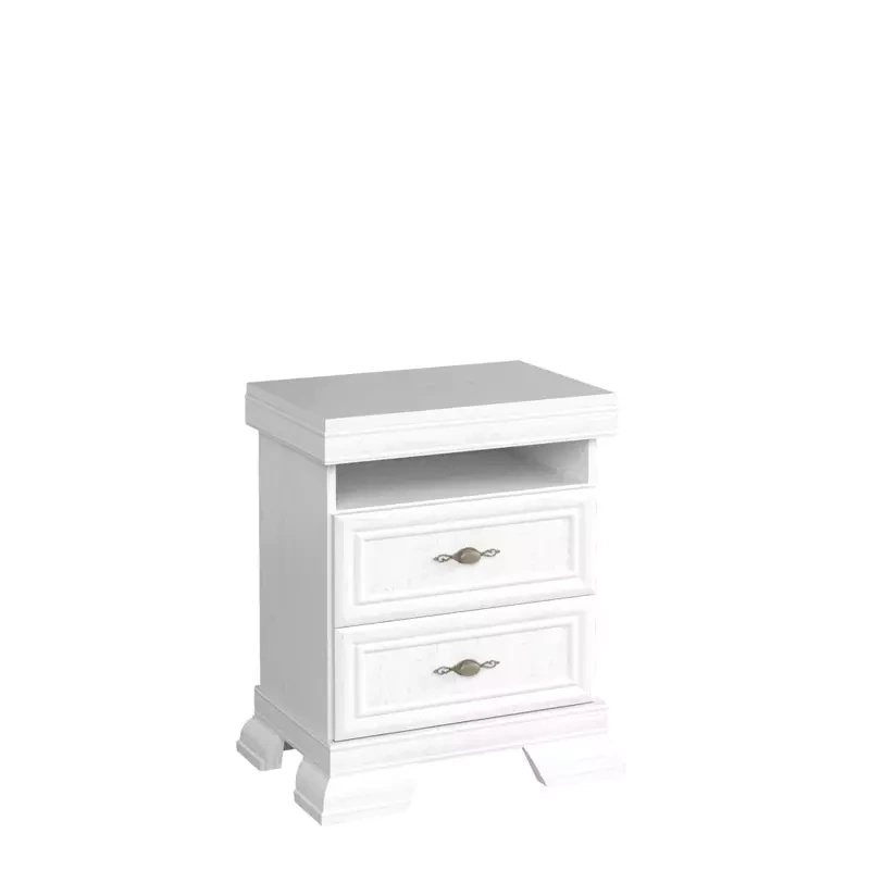 Szafka nocna biała KOLONIA