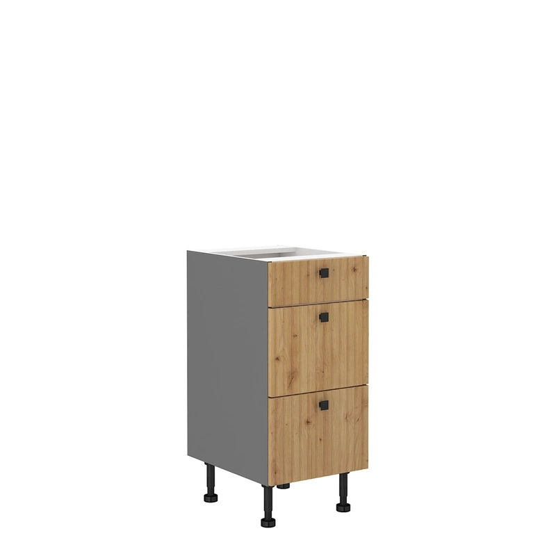 Mała szafka kuchenna trzy szuflady 40 cm ALEPPO