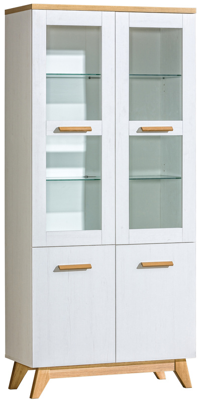 Szeroka witryna skandynawska 85 cm SILVA