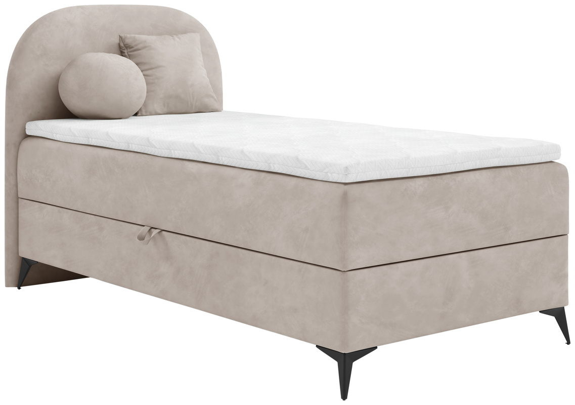 Dziecięce łóżko kontynentalne 100x200 cm z pojemnikiem SERENO