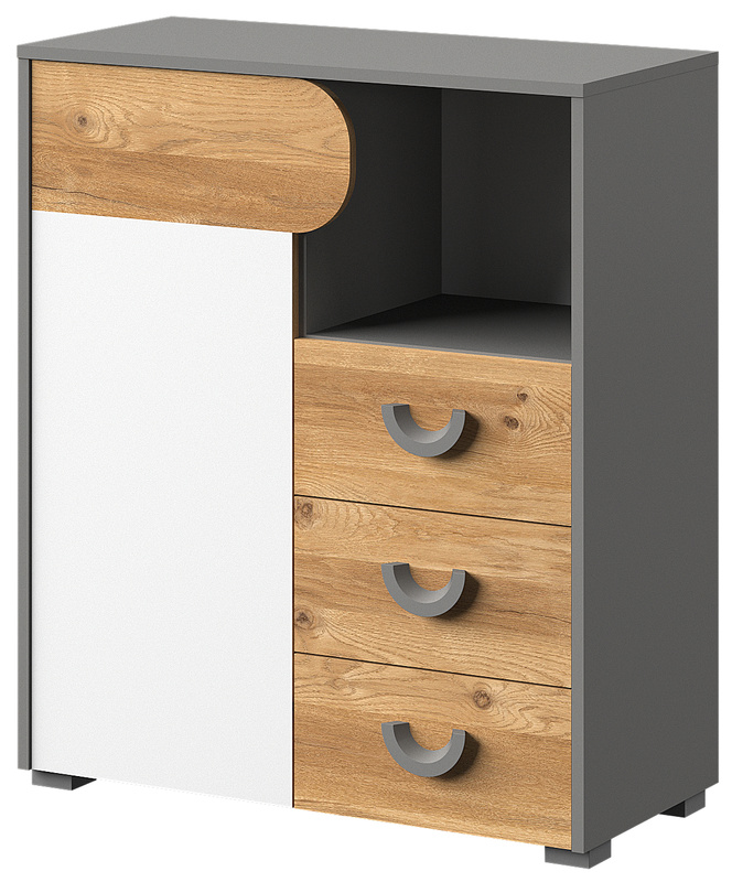 Nowoczesna komoda do pokoju młodzieżowego 80 cm COOLIFY