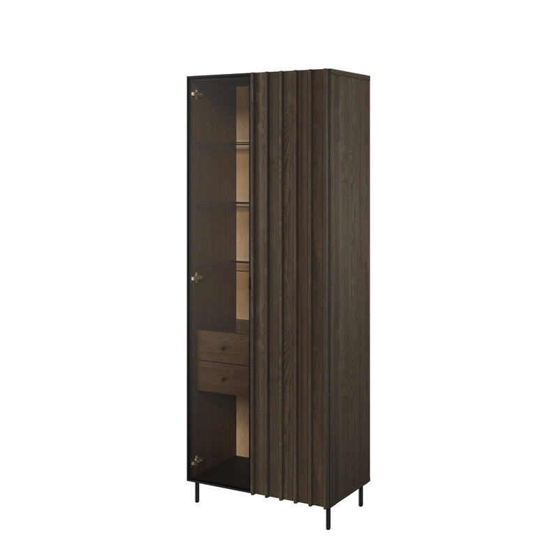 Nowoczesna witryna do salonu z oświetleniem PIEMONTE