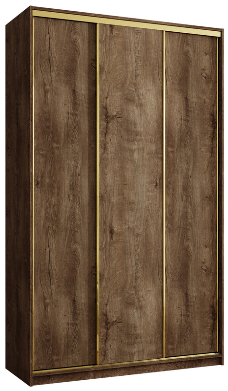 Szafa przesuwna do przedpokoju 150 cm GOLD NEW MAX lefkas