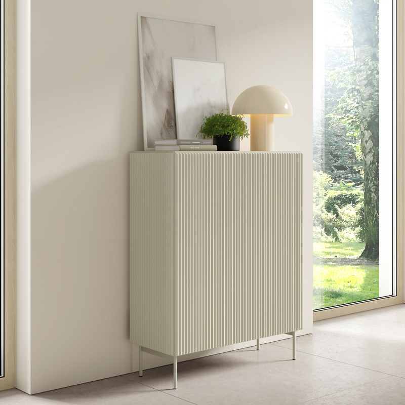 Dwudrzwiowa komoda 100 cm do salonu kaszmir MEZZO