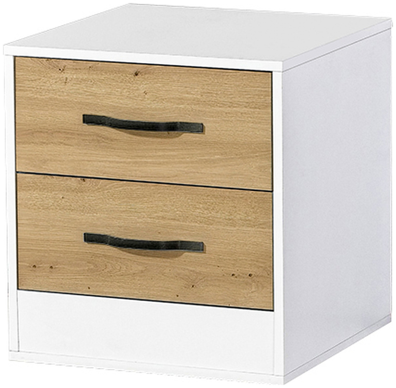 Nowoczesna szafka nocna do sypialni z szufladami 50 cm PULSA