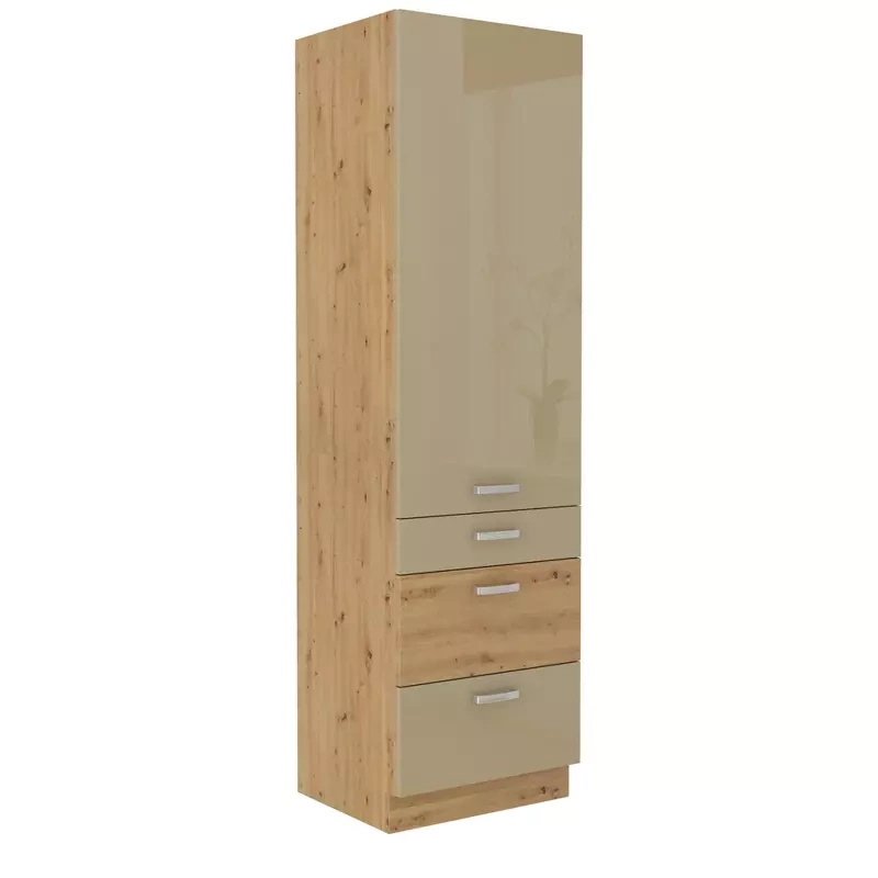 Szafka kuchenna z szufladami wysoka Cappucino 60 cm AGATA