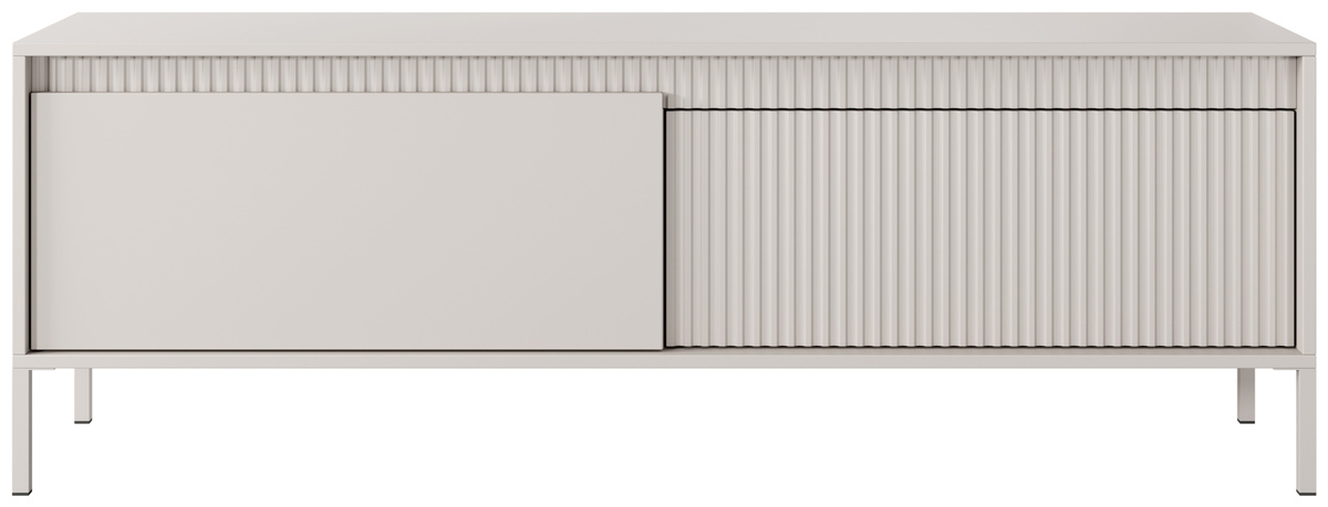 Beżowa szafka RTV na nóżkach pod telewizor 153 cm SAREVO
